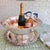 Silver Gorham "Newport" silverplate punch bowl, tray and ladle with embossed design and grapevine rim // huge champagne bucket // wedding decor For Sale - Image 8 of 18