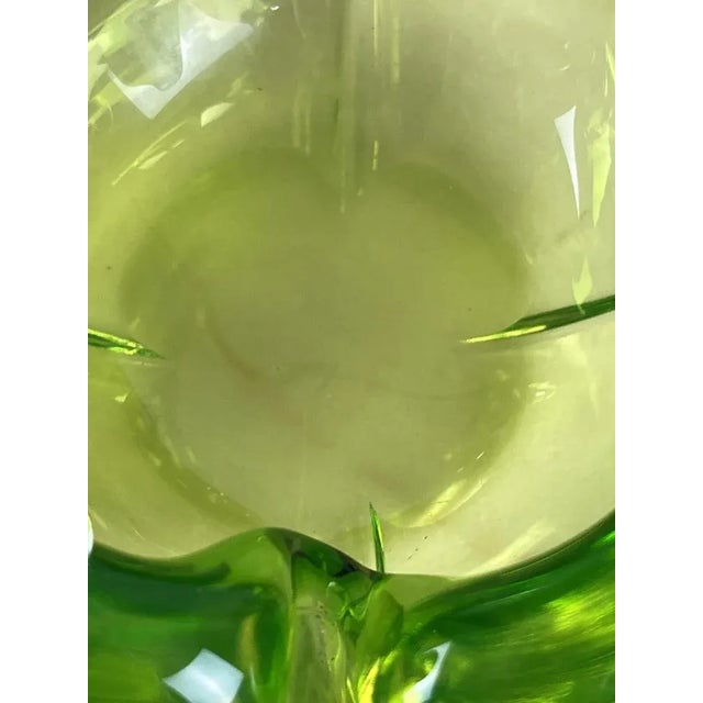 Pair of asieneri of Murano (VE) in processed glass, produced in 1980. Being objects produced entirely by hand have...