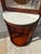 Wood Vintage Pulaski Mahogany Hall Tree With Decorative Frosted Glass Mirror and Marble Top For Sale - Image 7 of 8