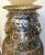 Gold Mid 20th Century Japanese Satsuma Pottery Vase Floor Vase Porcelain or Ceramic Hand Painted For Sale - Image 8 of 16