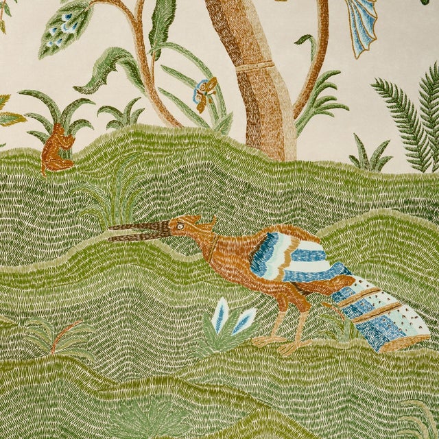 Inspired by a marvelous 18th-century crewelwork panel in the Colonial Williamsburg Foundation archive and featuring a...