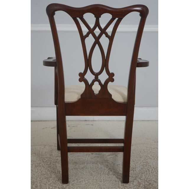 Henkel Harris Set of 8 Henkel Harris Model 107 Mahogany Dining Chairs For Sale - Image 4 of 18
