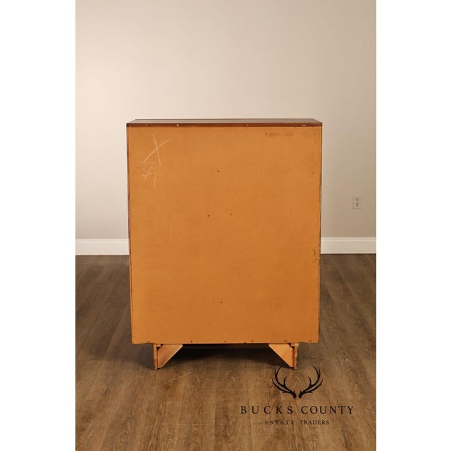 Adrian Pearsall For Craft Associates Mid Century Modern Walnut High Chest For Sale - Image 9 of 18