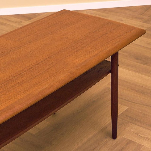 Coffee table was manufactured in Sweden in the 1950s-60s by IKEA. It is made of teak veneer on the top surface and solid...