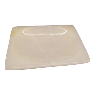 Vintage Polished Marble Soap Dish For Sale
