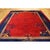 1920s Red Floral Antique Chinese Art Deco Rug 9' X 9'9'' Handknotted Wool Carpet For Sale In New York - Image 6 of 9