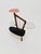 Small German plant stand, vintage mid-century minimalist indoor flower table, 1960s. Its extraordinary design is...