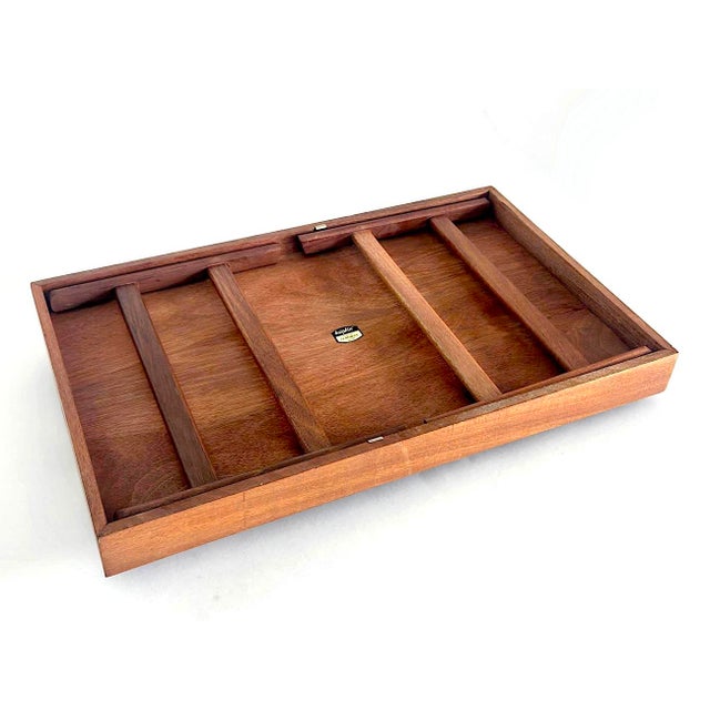 Dansk 1970s Teak Wood Folding Bed/Lap Tray For Sale - Image 4 of 10
