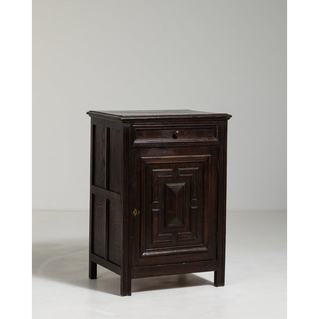 Mid 20th Century France Louis XIII Black Wood Storage Cabinets & Cupboards For Sale - Image 11 of 11