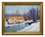 Textile The Winter Pond Mid Century Landscape by h.a. Brown For Sale - Image 7 of 7