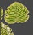Contemporary Late 20th Century Monterey Green Tropical Monstera Leaf Shaped Serving Plates - Set of 3 For Sale - Image 3 of 9