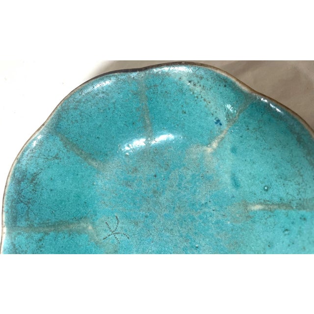 Antique 1800's Chinese Export Handmade Enameled Famille Rose Pottery Bowl Dish 3 For Sale - Image 9 of 11