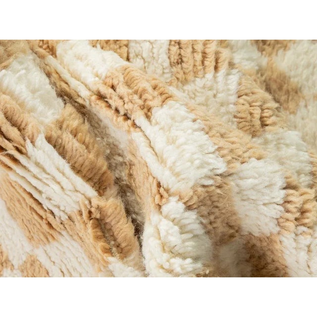 Sand Check Berber Rug, 2010s For Sale - Image 3 of 7