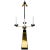 Metal Restored 1950s Brass Obelisk Lamp For Sale - Image 7 of 7