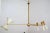 Four-Arm Brass Asymmetrical Chandelier by Silvio Piattelli For Sale - Image 9 of 13