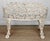 Vintage Victorian Wrought Iron Grapevine Outdoor Garden Bench For Sale - Image 4 of 10