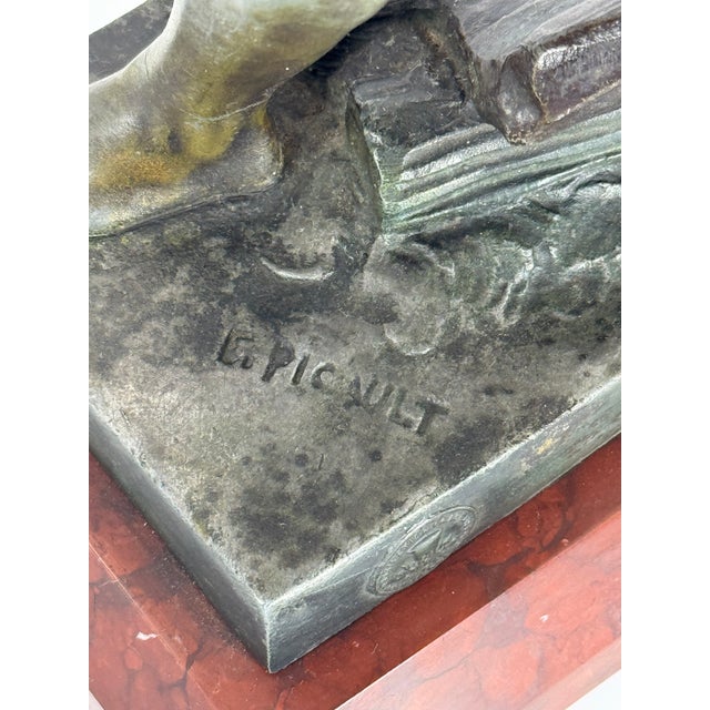 Mid 19th Century Émile Picault Bronze Sculpture – "Honor • Patria" For Sale In Los Angeles - Image 6 of 10
