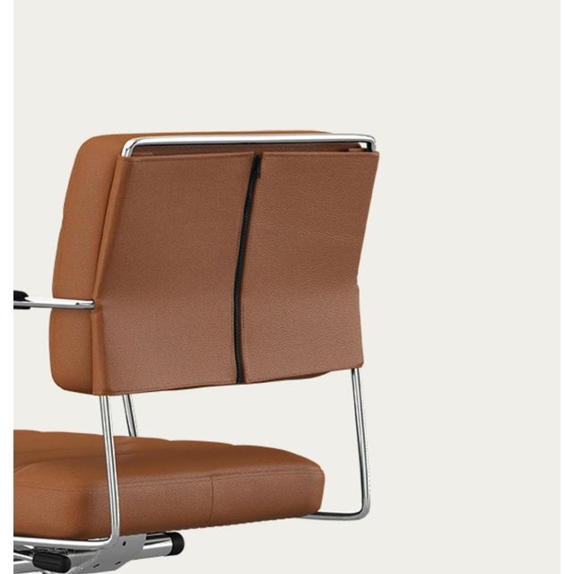 Textile One Collection Time Chair in Chrome and Upholstery from Henrik Tengler For Sale - Image 7 of 13