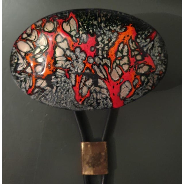 Enamelled Coat Hooks by Harvey Creazioni, 1960s, Set of 3 For Sale - Image 3 of 5