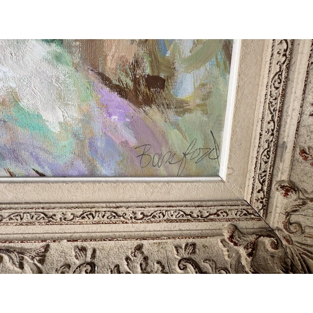 Vintage " It's Spring" by Wallace Bassford (American, 1900-1998) Oil on Canvas Painting For Sale In Miami - Image 6 of 12