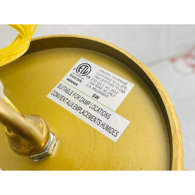 Visual Comfort Barbara Barry “Go Lightly” 8-Light Gold Leaf Chandelier For Sale - Image 14 of 15