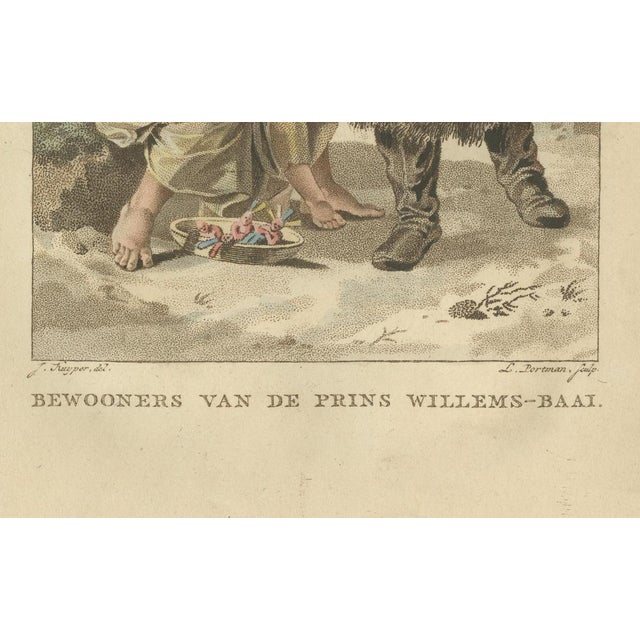 Inhabitants of Prince William’s Bay, Alaska – Antique Hand-Colored Ethnographic Print c.1805 This finely hand-colored...