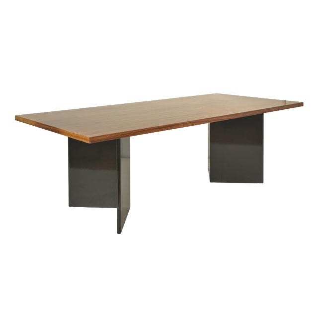 Large Dining Table in Walnut, Germany, 1980s For Sale
