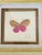 Abstract 1970s Original Art Mini Painting Pink Butterfly For Sale - Image 3 of 6