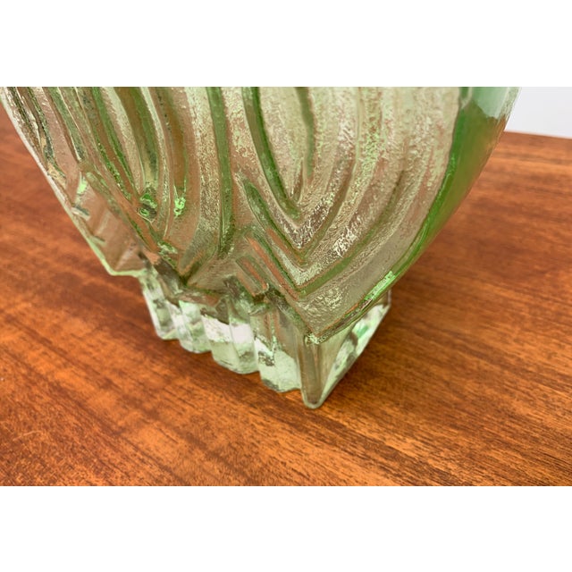 Vintage Finnish Glass Vase by Kaj Blomqvist for Kumela For Sale - Image 14 of 18