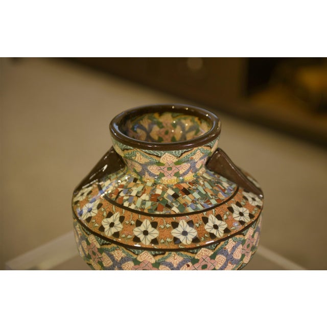 Ceramic Vase by Jean Gerbino for Vallauris, 1940s For Sale - Image 9 of 11