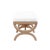 2020s Matthew Izzo Home Xanadu Bench - Neo-Classical Natural Rope Bench With White Performance Linen Cushion For Sale - Image 5 of 8