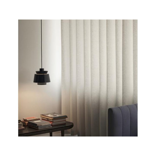 Mid-century modern scandinavian pendant lamp utzon ju1 steel blue. New edition for pritzker prize-winning architect jørn...