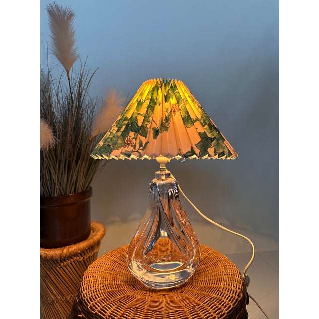 Sculptural Mouth-Blown Crystal Art Glass Table Lamp from Vannes Le Chatel, France, 1960s For Sale - Image 6 of 17