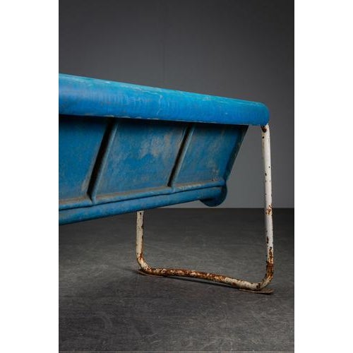 Metal Modern Bench by Willy Guhl For Sale - Image 7 of 15