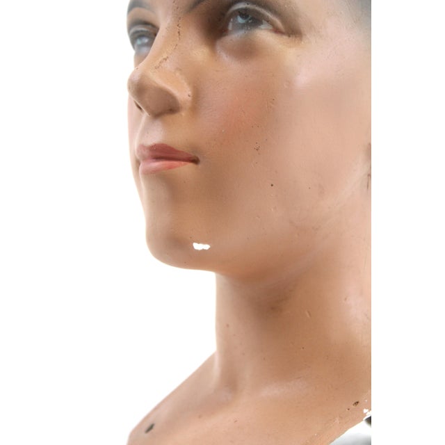1950s French Mannequin Head Youthful For Sale - Image 5 of 11