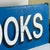 Early 20th Century Superb Large Double Sided Vintage Wooden Sign Advertising "Books" in Sapphire Blue For Sale - Image 5 of 10