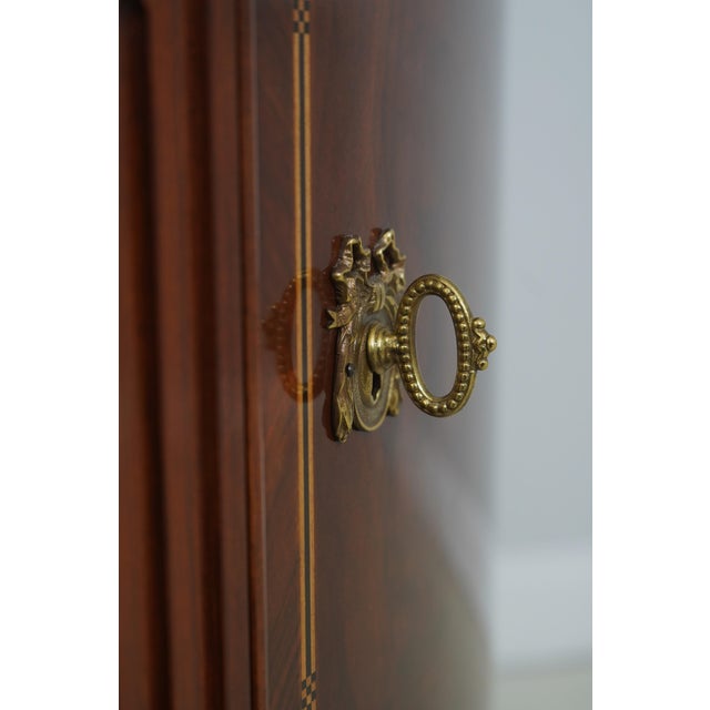 Karges French Louis XVI Walnut Dresser Commode Server For Sale - Image 14 of 18