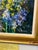 French Large Original Painting of Flowers in a Garden by French Artist M. Journod For Sale - Image 3 of 12