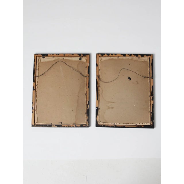 Beige Vintage Framed Embroidered Textile Wall Art For Sale - Image 8 of 9