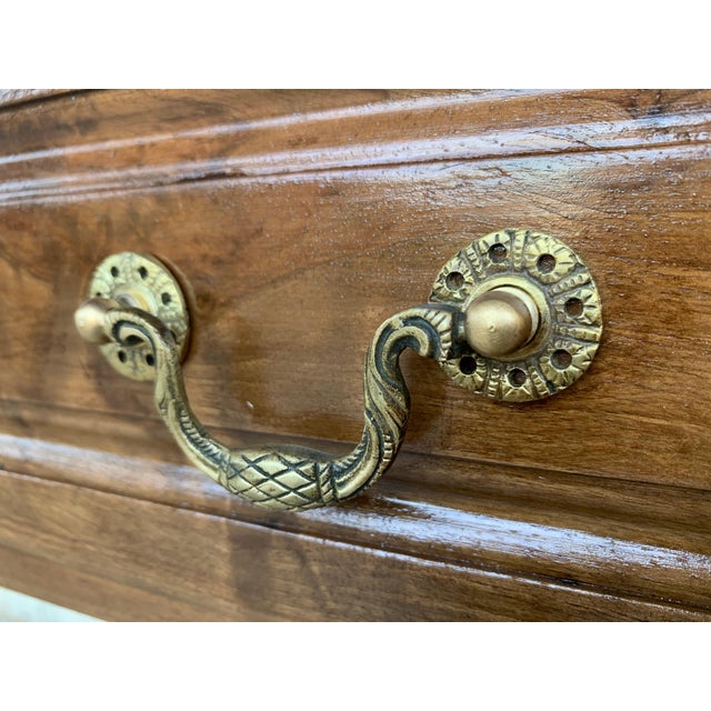 20th Century Pair of French Nightstands with One Drawer and Claw Feet For Sale In Miami - Image 6 of 18