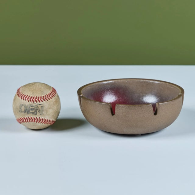 Heath Ceramics Speckle Glazed Ashtray For Sale - Image 4 of 10