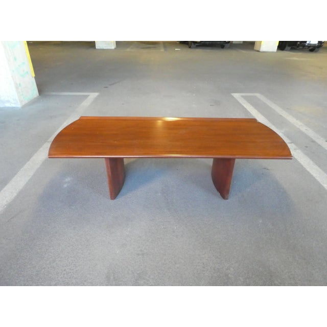 Mid Century Modern Coffee Table Manner of Frank Lloyd Wright For Sale - Image 10 of 10