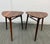 Design Plus Gallery presents a Pair of Guitar Pick Side Tables by Kipp Stewart for Winchendon Furniture. These sculptural...