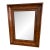 Neoclassical Style Large Molded Burl Walnut Veneer Mirror, Late 19th Century For Sale