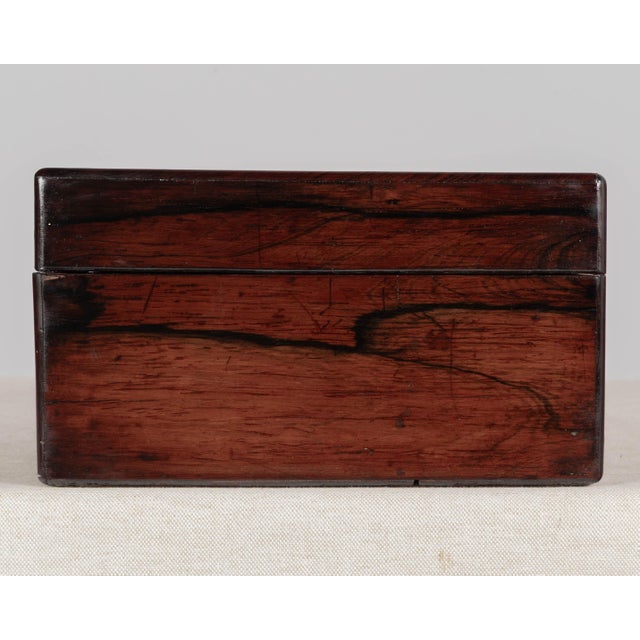 19th Century French Napoleon III Marquetry Box For Sale - Image 10 of 11