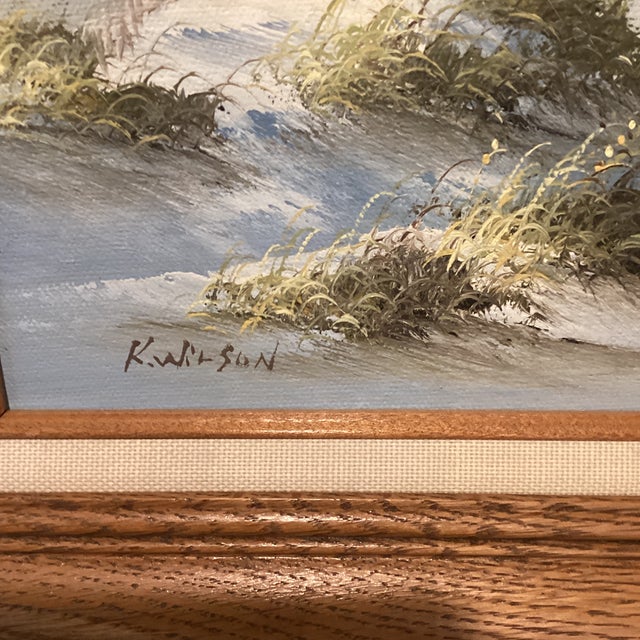 Coastal Late 19th Century Coastal Oil Painting For Sale - Image 3 of 6