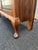 Early 20th Century Antique Cherry Queen Anne Double Door Bookcase For Sale - Image 5 of 12