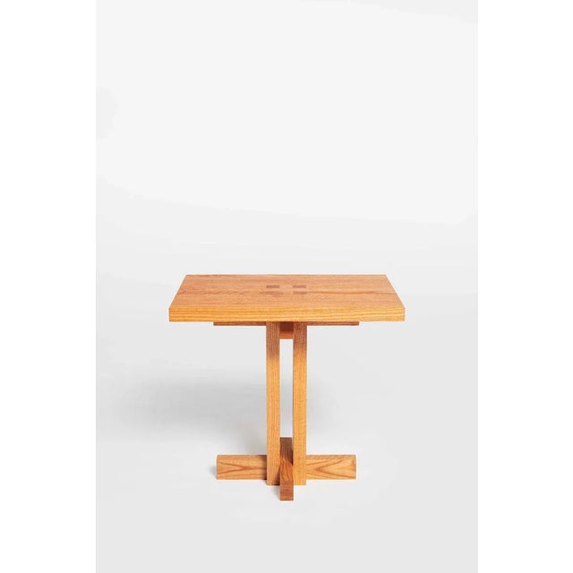 Ray Kappe RK12 side table in red oak by Original in Berlin, Germany, 2020 California Modernism is synonymous with...