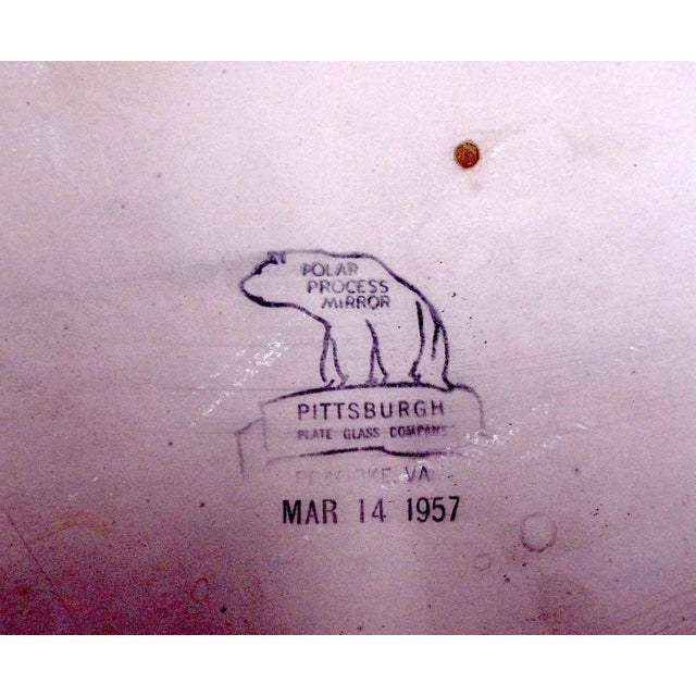 Metal Salterini Atr. Wrought Iron Wrap Around Vanity Dressing Table Glass Shelves For Sale - Image 7 of 12