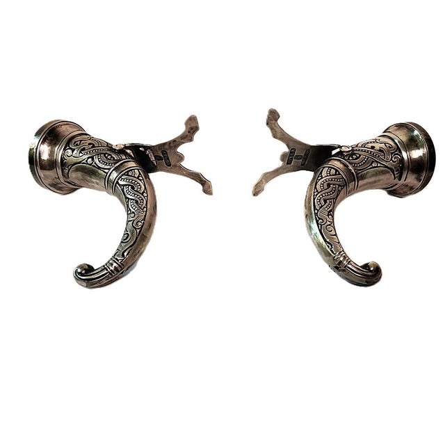 Metal Silver Salt and Pepper Shaker by Magnus Aase, Norway, Set of 2 For Sale - Image 7 of 12